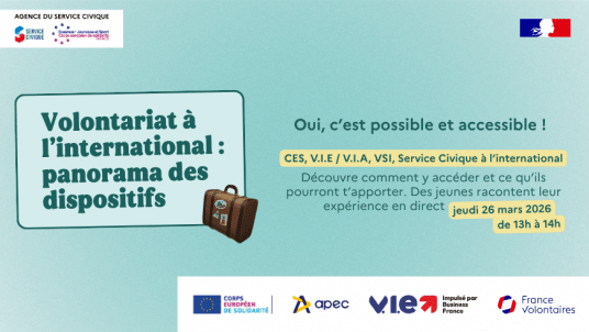🌍 Volontariat à l’international : découvrez tous les dispositifs